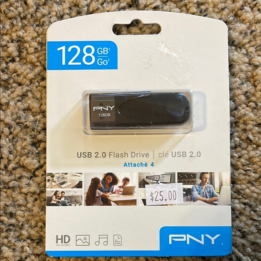 PNY 128GB USB 2.0 Flash Drive